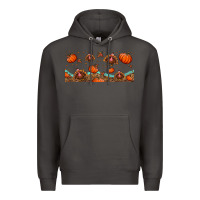 Smoke turkey thanksgiving pumpkin libbey glass Premium Hoodie - BundleAndBundleShop