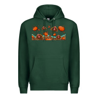 Sports Green turkey thanksgiving pumpkin libbey glass Premium Hoodie - BundleAndBundleShop