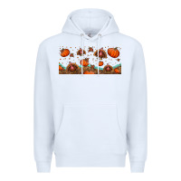 White turkey thanksgiving pumpkin libbey glass Premium Hoodie - BundleAndBundleShop