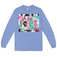 Colony Blue Oh for peeps sake with cowhide tumbler Easter Day Long Sleeve Tee - HowdyJamesFarm