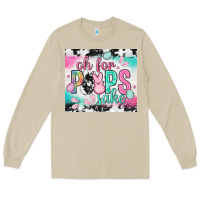 Mushroom Oh for peeps sake with cowhide tumbler Easter Day Long Sleeve Tee - HowdyJamesFarm