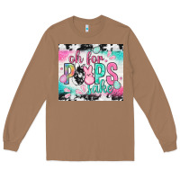 Toasted Coconut Oh for peeps sake with cowhide tumbler Easter Day Long Sleeve Tee - HowdyJamesFarm