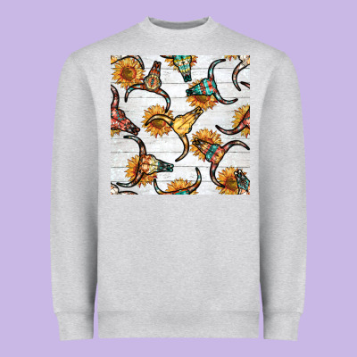 Native American Aztec Seamless Pattern 7 Heavyweight Sweatshirt Designed By Bundleandbundleshop