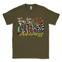 Army Green fight for autism awareness Classic Tee - RacoonDesign