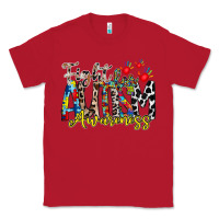 Red fight for autism awareness Classic Tee - RacoonDesign