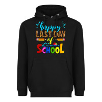 Black happy last day of school Heavyweight Hoodie - Artiststas
