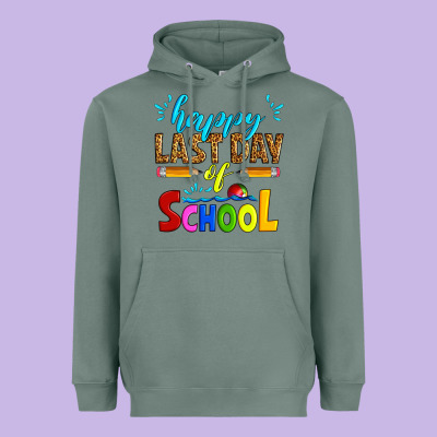 Happy Last Day Of School Heavyweight Hoodie Designed By Artiststas