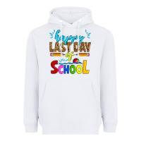 White happy last day of school Heavyweight Hoodie - Artiststas