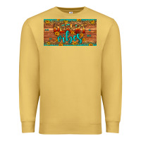 Antique Gold desert vibes license plate Premium Sweatshirt - Artiststas