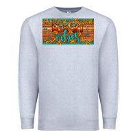 Heather Grey desert vibes license plate Premium Sweatshirt - Artiststas