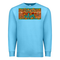 Ocean Blue desert vibes license plate Premium Sweatshirt - Artiststas