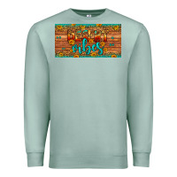 Seafoam desert vibes license plate Premium Sweatshirt - Artiststas