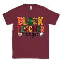 Burgundy black teacher magic Classic Tee - NancyCooperArtShop