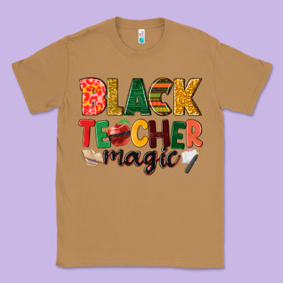 Black Teacher Magic Classic Tee Designed By Nancycooperartshop