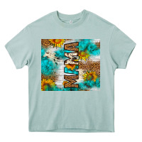 Mama Leopard Sunflower Heavy Core Tee | Teevron
