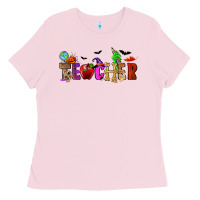 Halloween Teacher Ladies Tee | Teevron