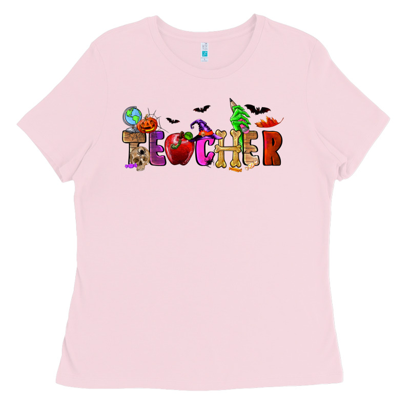 Halloween Teacher Ladies Tee by RanaPortraitStore | Teevron