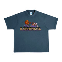 Midnight Navy Wild about Basketball Urban Heavy Tee - HowdyJamesFarm