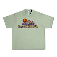 Oil Green Wild about Basketball Urban Heavy Tee - HowdyJamesFarm