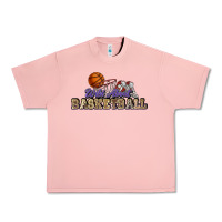 Salmon Wild about Basketball Urban Heavy Tee - HowdyJamesFarm