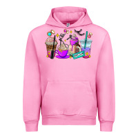 Fuchsia Pink lash hustler coffee cups Urban Hoodie - AdoDesignShop