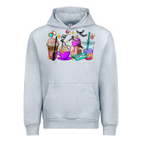 Heather Grey lash hustler coffee cups Urban Hoodie - AdoDesignShop