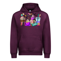 Mauve Wine lash hustler coffee cups Urban Hoodie - AdoDesignShop