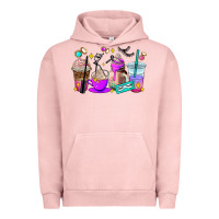 Pigment Salmon lash hustler coffee cups Urban Hoodie - AdoDesignShop