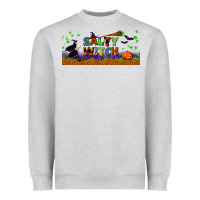 Heather Grey salty witch libbey glass Heavyweight Sweatshirt - BundleAndBundleShop