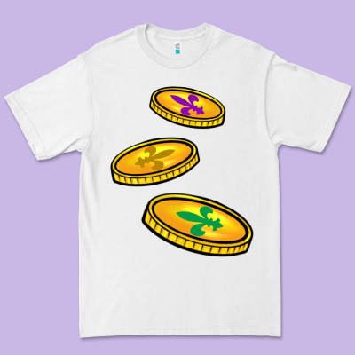 Louisiana Coins Premium Tee Designed By Barkaloodesign