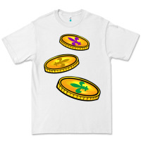 White louisiana coins Premium Tee - BarkalooDesign