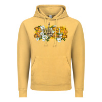 Vintage Mustard 2024 skeleton middle finger new year Vintage Hoodie - CowGirlArtShop