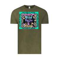 Vintage Olive fueled by ıced coffee and anxiety Vintage Tee - TumblerDesignByShophia