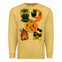 Antique Gold Vintage Halloween Premium Sweatshirt - minhPixels
