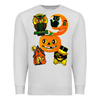 Dove Grey Vintage Halloween Premium Sweatshirt - minhPixels
