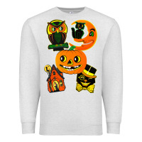 Oatmeal Heather Vintage Halloween Premium Sweatshirt - minhPixels
