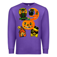 Purple Vintage Halloween Premium Sweatshirt - minhPixels