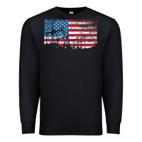 Black Oil Rig Worker Roughnecks Oilfield Man Gift American Premium Sweatshirt - minhPixels