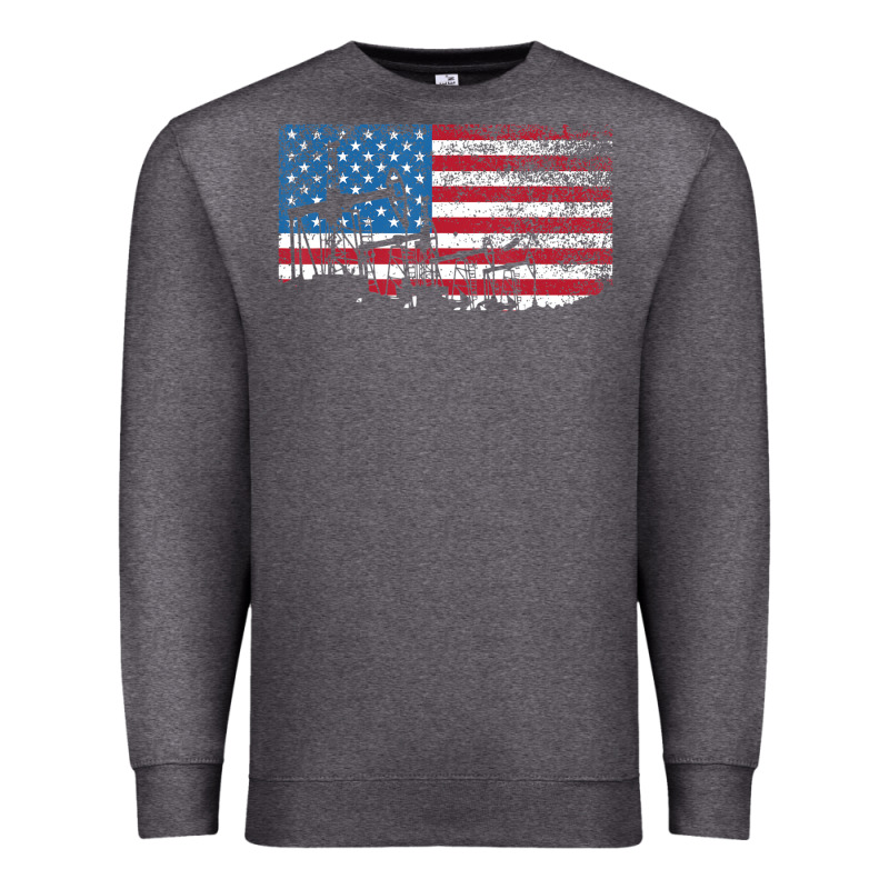 Oil Rig Worker Roughnecks Oilfield Man Gift American Premium Sweatshirt by minhPixels | Teevron