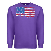 Purple Oil Rig Worker Roughnecks Oilfield Man Gift American Premium Sweatshirt - minhPixels