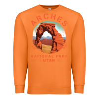 Cool Arches National Park Utah Premium Sweatshirt | Teevron