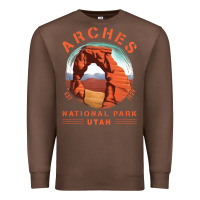 Chestnut Cool Arches National Park Utah Premium Sweatshirt - minhPixels