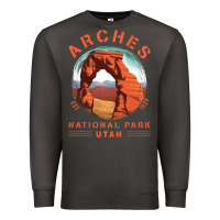 Smoke Cool Arches National Park Utah Premium Sweatshirt - minhPixels
