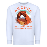 White Cool Arches National Park Utah Premium Sweatshirt - minhPixels