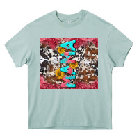 Arona mama cowhide  sunflowers Heavy Core Tee - LillyAllenDesigns