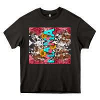 Asphalt mama cowhide  sunflowers Heavy Core Tee - LillyAllenDesigns