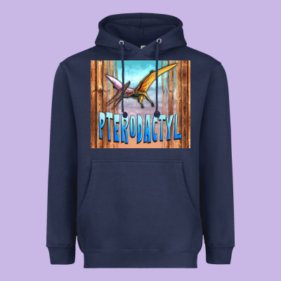 Dinosaur Pterodactyl Heavyweight Hoodie Designed By Artiststas