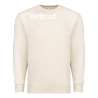 Sandshell Retired Definition Not My Problem Anymore Funny Retirement Premium Sweatshirt - minhPixels