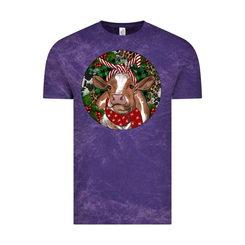 Brown Cow Christmas Vintage Tee by RanaPortraitStore | Teevron