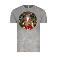 Cloud Rock Brown Cow Christmas Vintage Tee - RanaPortraitStore